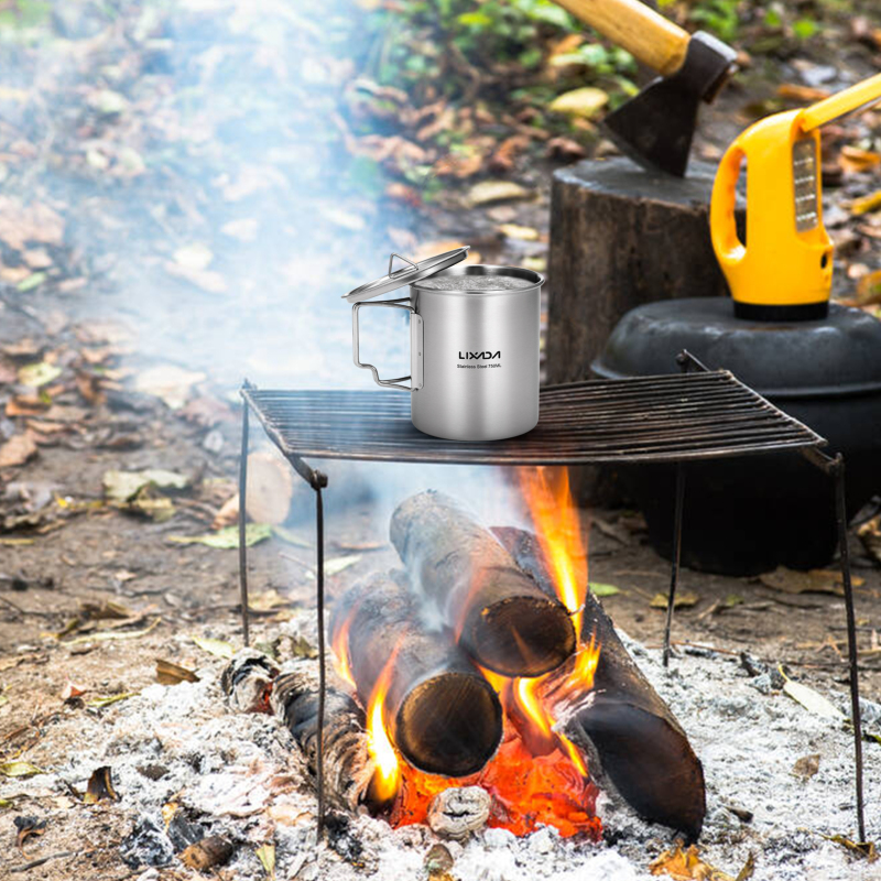 Lixada 750ml Cup Outdoor Stain - Camping Cooking Bundle 评论和价格