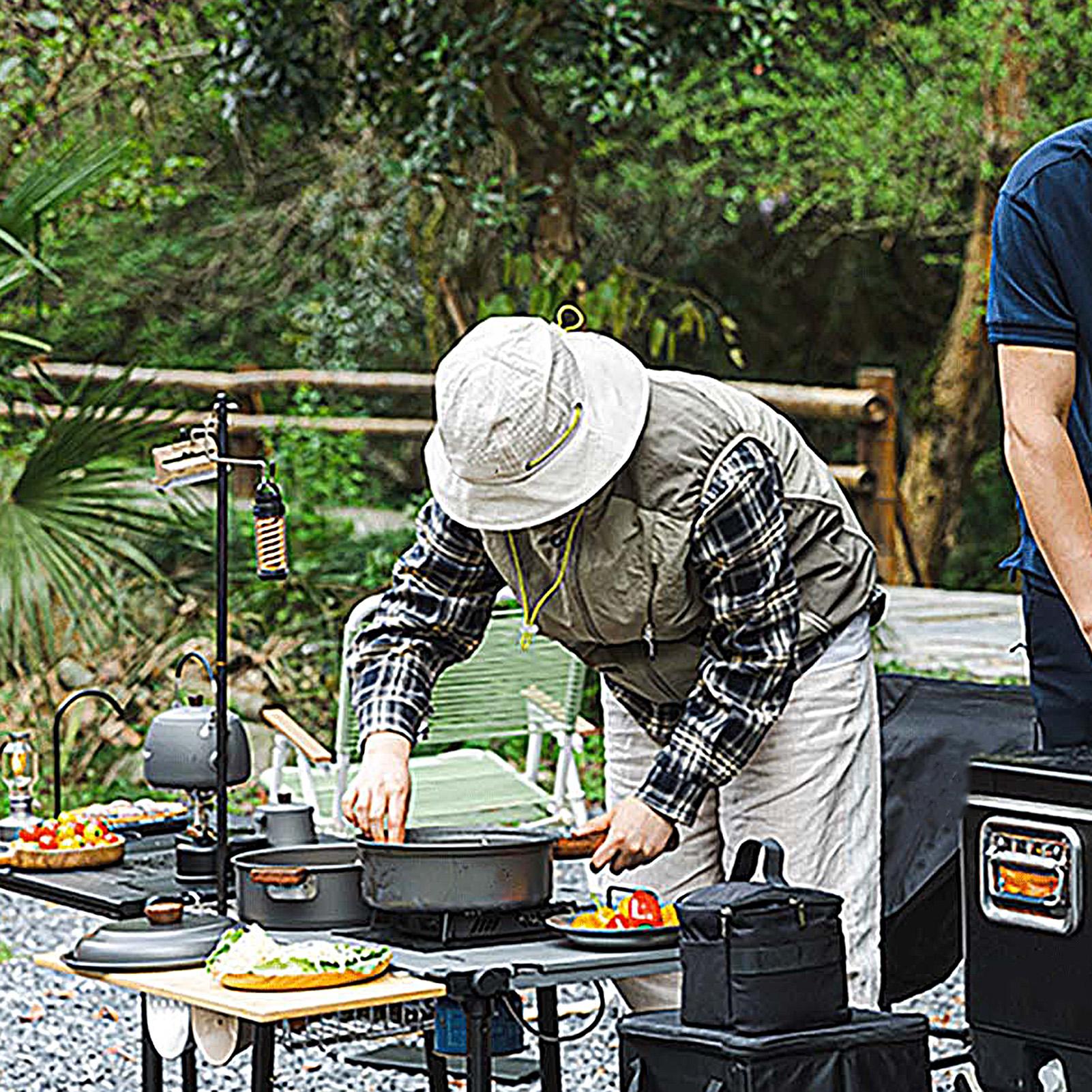 Camping Pot Portable Large Lig - Camping Double Cooking Stove 评论和价格