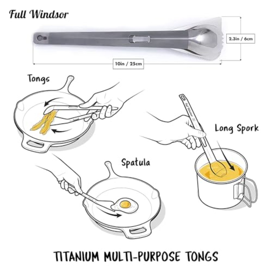 - The Splitter Titanium Multi- - Camping Cooking Set Compact 评论和价格