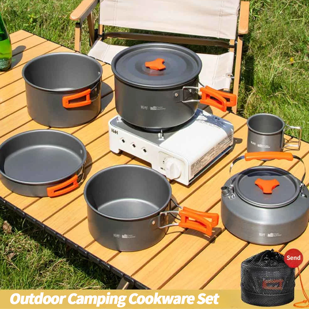 Camping Cookware Set Outdoor C - Camping Cooking Set Compact 评论和价格
