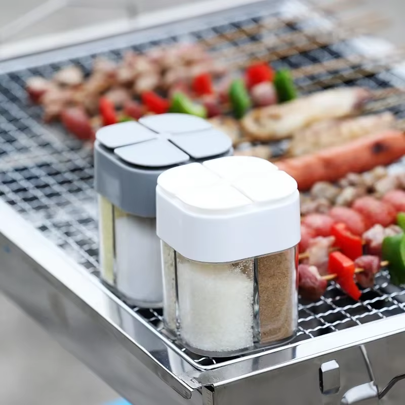 4 in 1 Plastic Dispenser Campi - Camping Cooking Set For 4 评论和价格