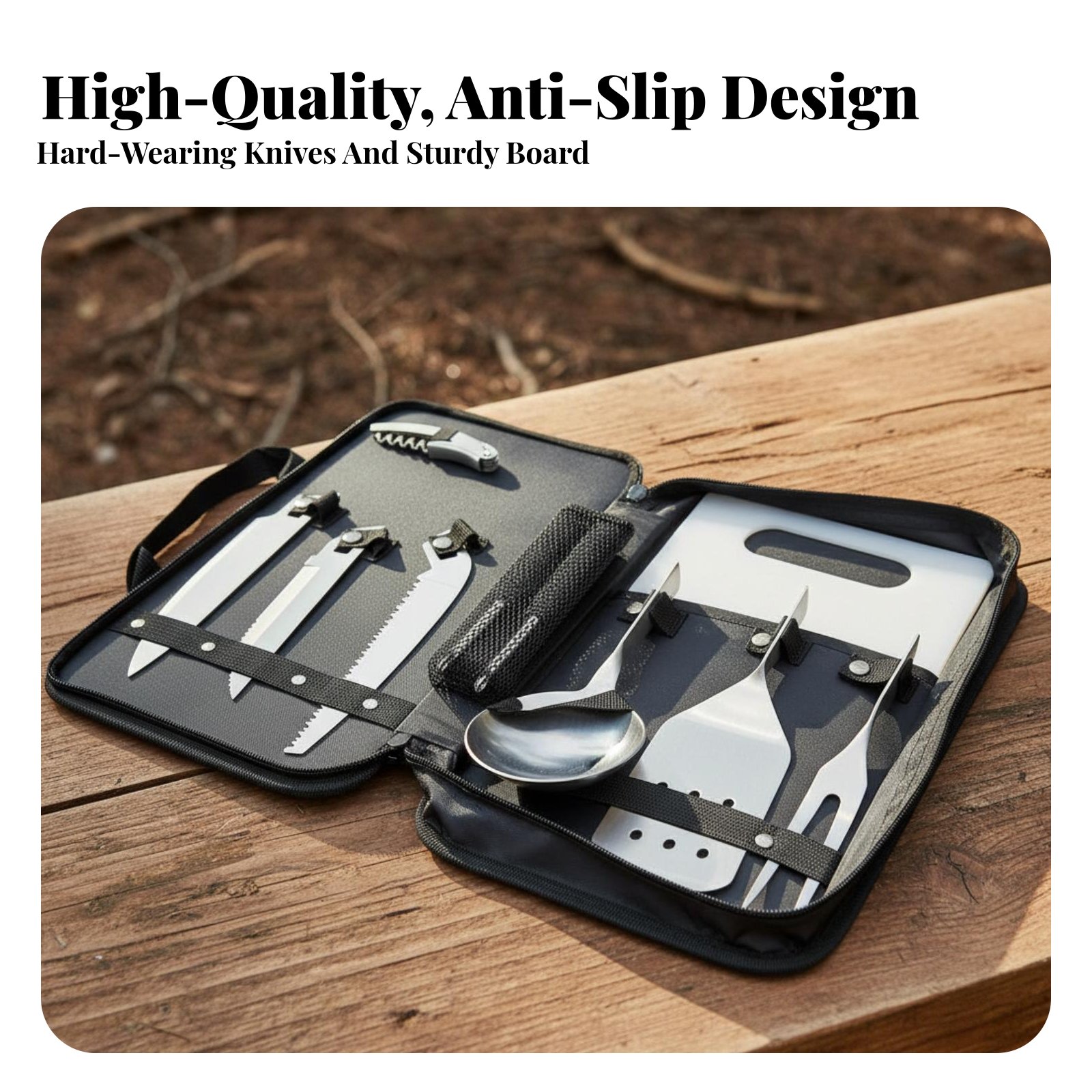Outdoor Cooking Utensil Set, P - Camping Cooking Knife Set 评论和价格