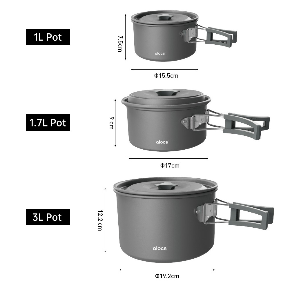 Camping Cooking Pot Aluminum A - Camping Cooking Essentials 评论和价格