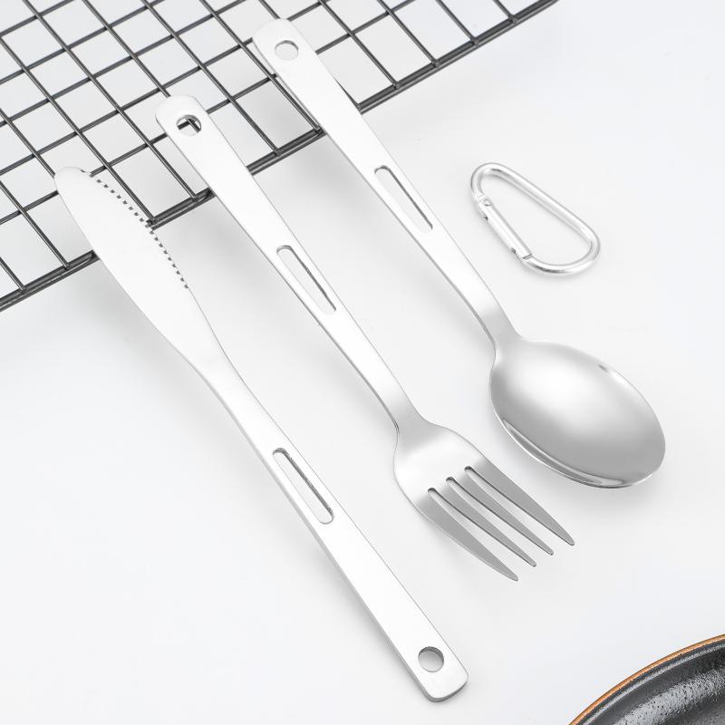 Outdoor Camping Cutlery Set 3P - Camping Cooking Knife Set 评论和价格