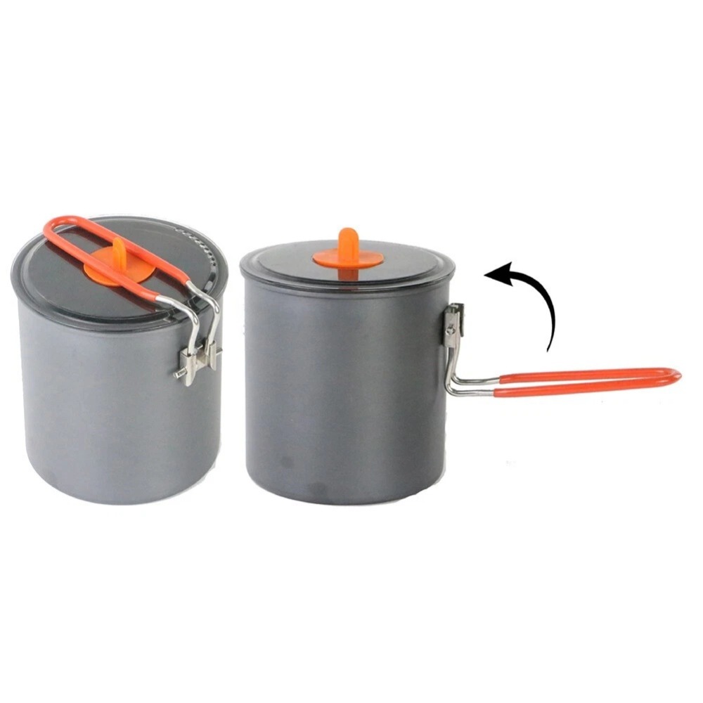 Outdoor Tableware Set - 1L Cam - Camping Cooking Set 2 Person 评论和价格