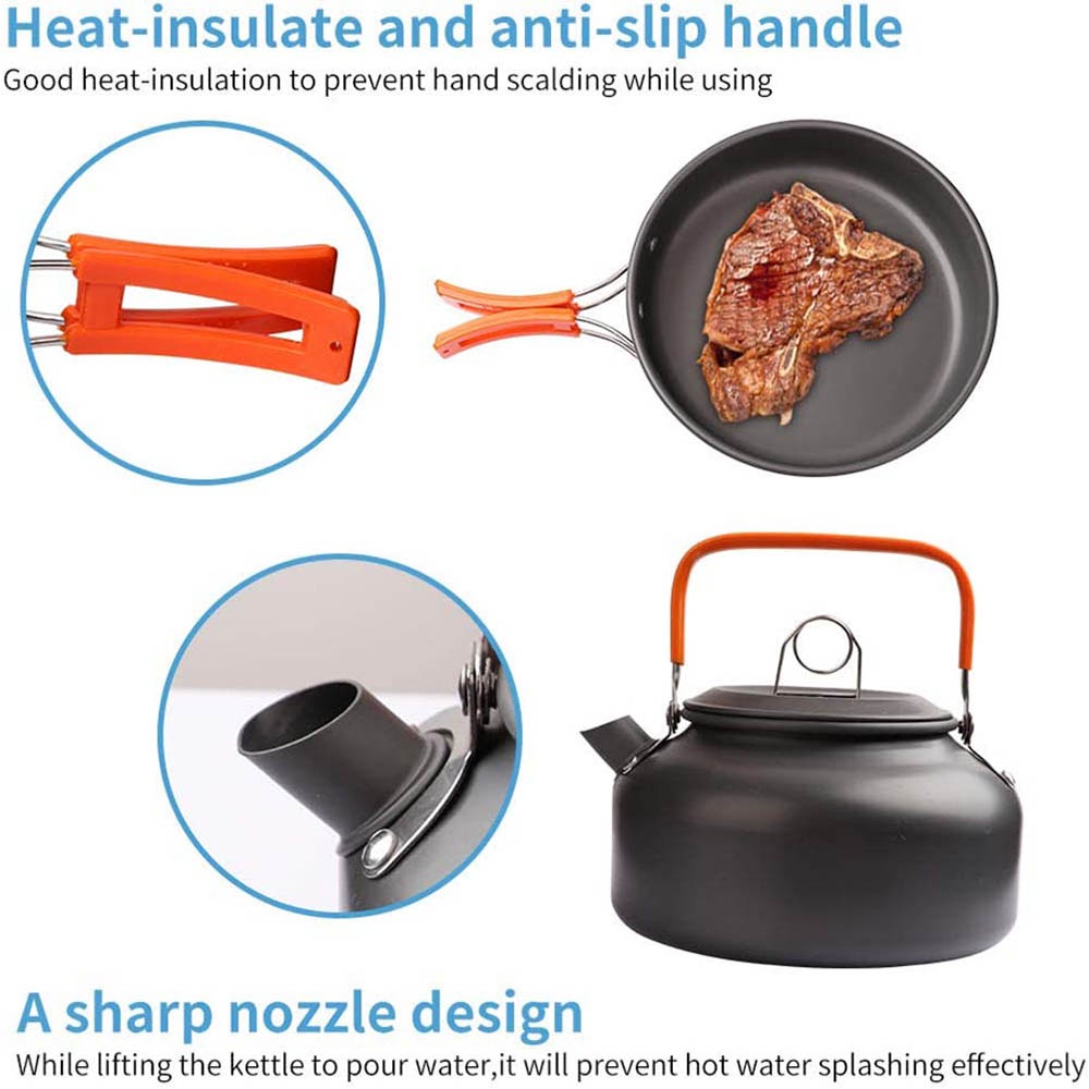 Outdoor camping cooking set, n - Camping Cooking Bundle 评论和价格