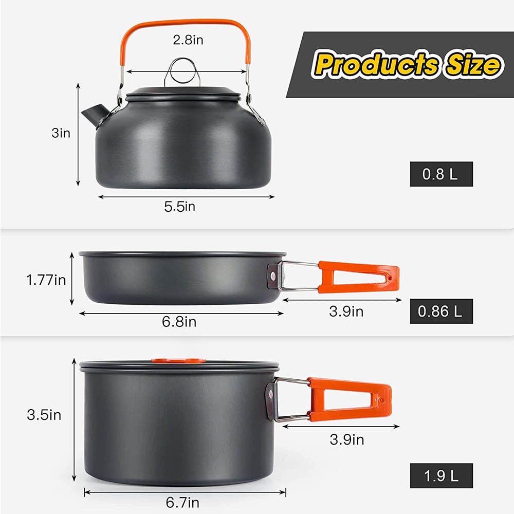 Outdoor camping cooking set, n - Camping Cooking Bundle 评论和价格
