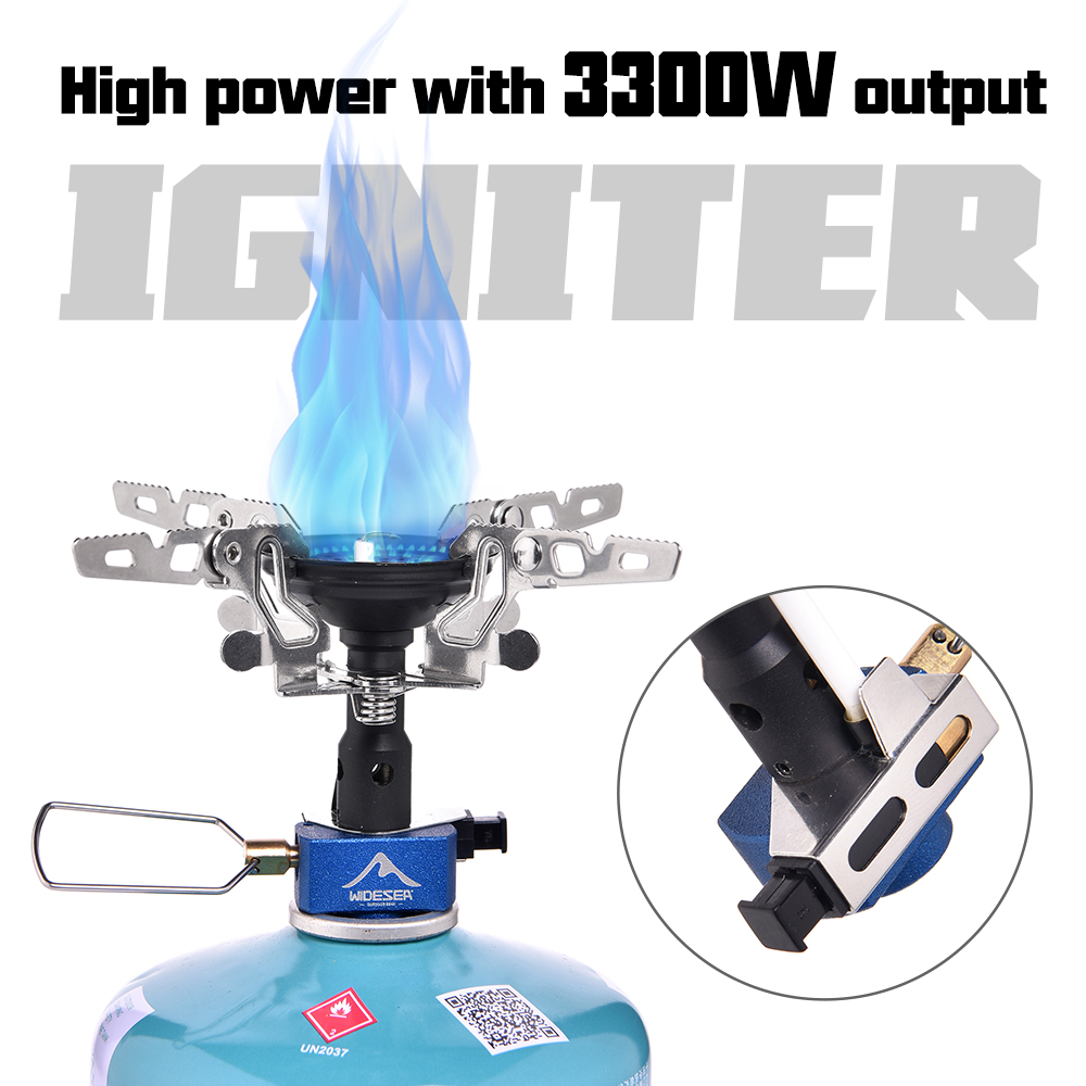 Outdoor Camping Gas Burner Out - Camping Cooking Set Compact 评论和价格
