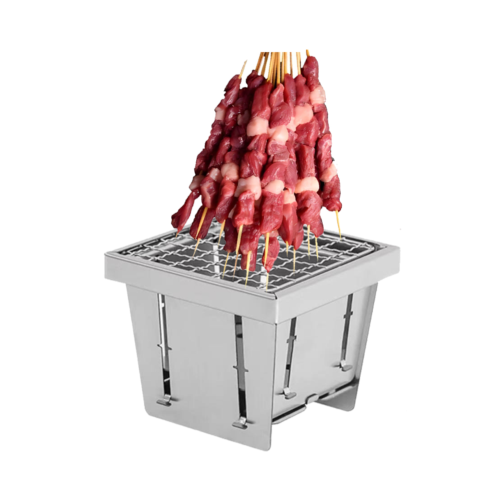 Portable BBQ Charcoal Grill St - Camping Cooking Essentials 评论和价格