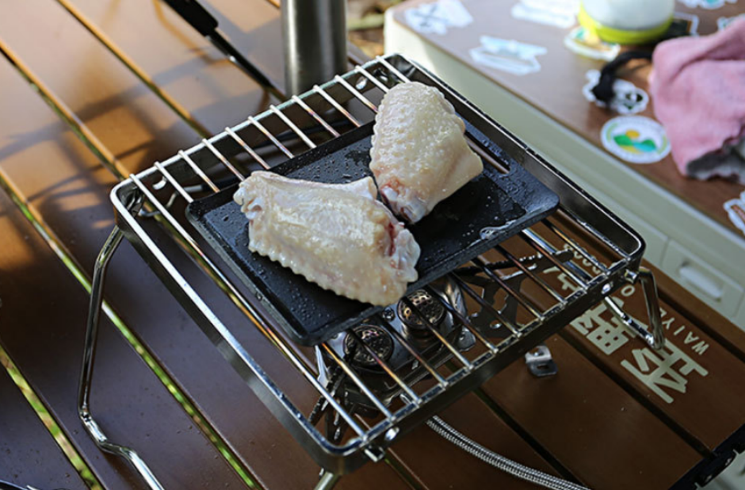 Small Camping Frying Pan Mini  - Camping Cooking Apron 评论和价格