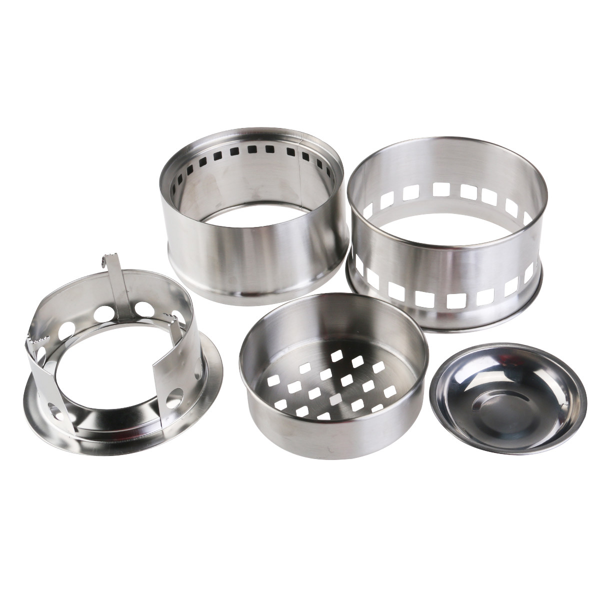 Lightweight Stainless Steel Wo - Camping Double Cooking Stove 评论和价格
