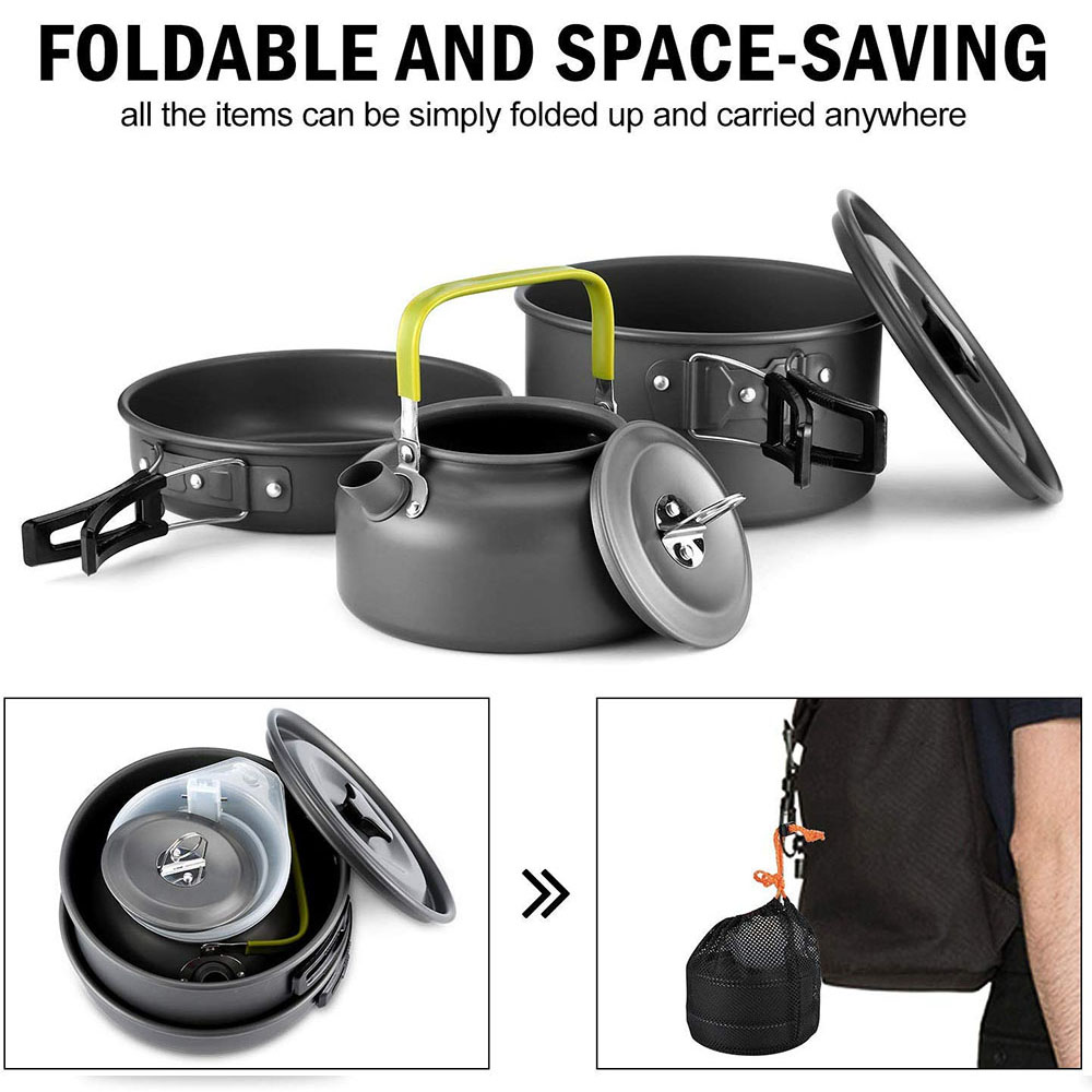 Outdoor camping cookware set m - Camping Cooking Set Compact 评论和价格
