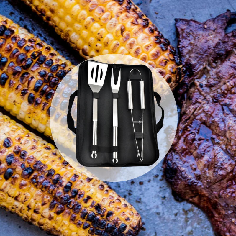 BBQ Tools Set Barbecue Utensil - Camping Cooking Bundle 评论和价格