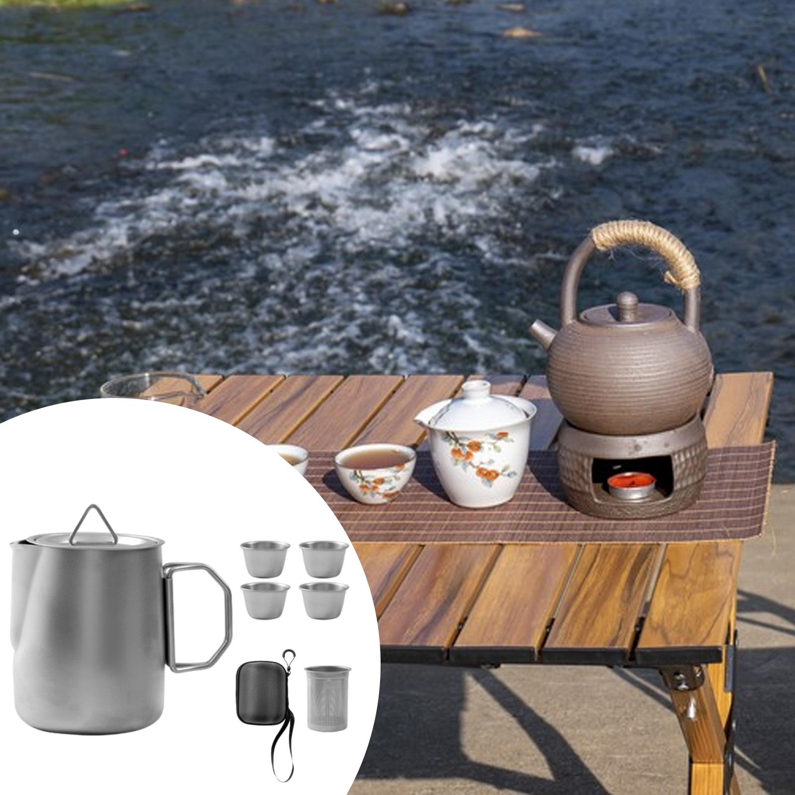 Stainless Steel Camping Cup Tr - Camping Cooking Set For 4 评论和价格